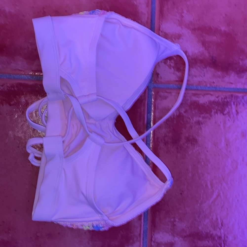 Multicolor bikini top